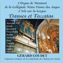 CD, aufgenommen in der Stiftskirche L'Isle sur la Sorgue